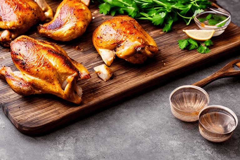 Prepare the chicken. Cut the chicken into bite-sized pieces about 3cm chunks for even cooking. Marin