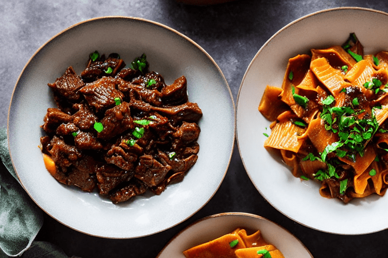 Slice the tripe into hair-thin shreds. This is the most difficult and time-consuming step. Place the