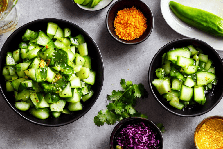 152 Salt and drain optional . Place the smashed cucumber pieces in a colander or sieve set over a bo