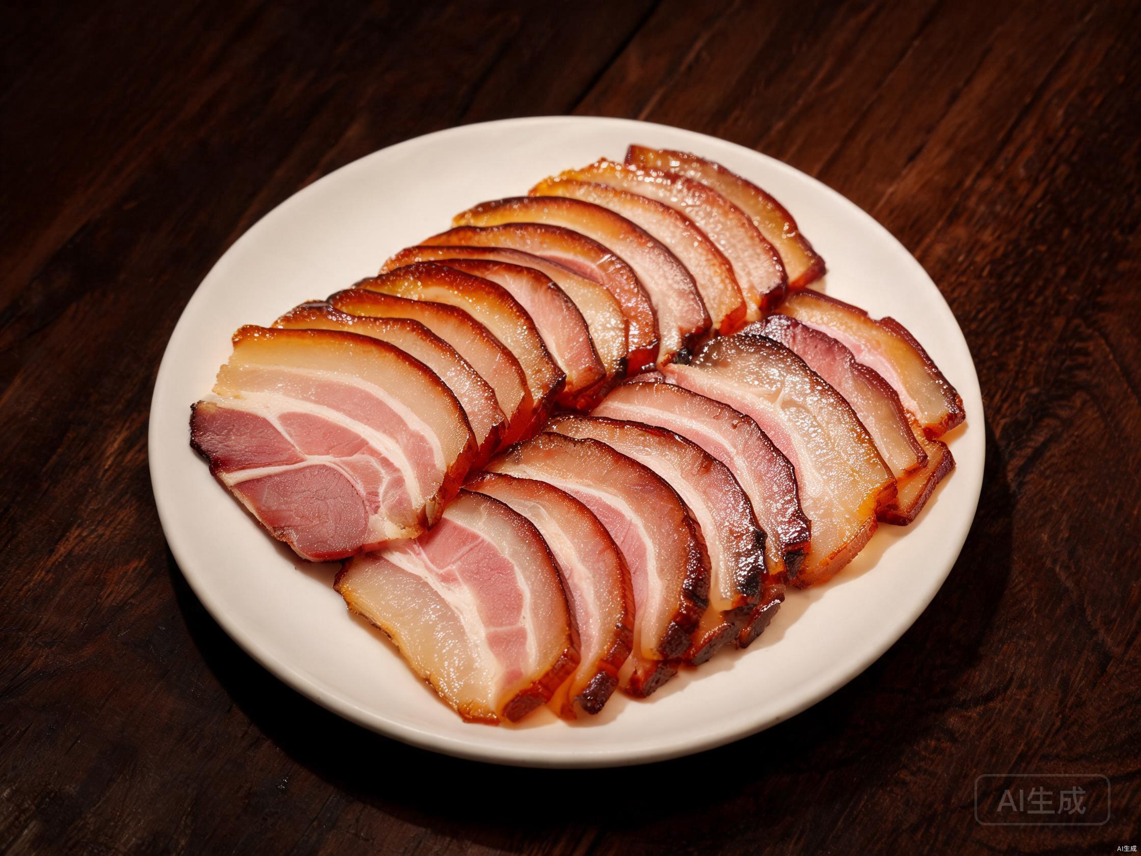 Finished la rou — properly cured and smoked pork belly