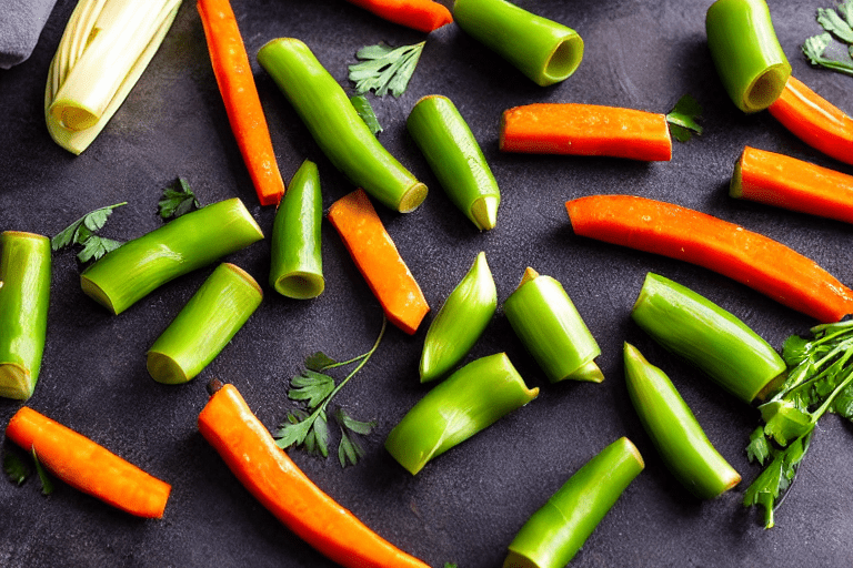 Prepare the vegetables. Wash and cut all vegetables into uniform pieces. For hunan spicy bamboo shoo