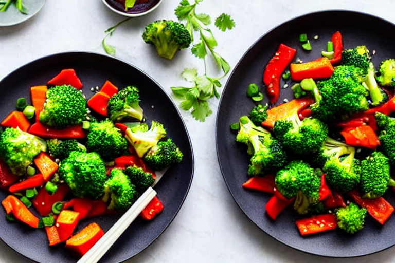 Stir-fry the vegetables. Add the main vegetables to the wok. Stir-fry over high heat for 2-3 minutes