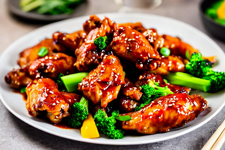 Stir-fry the chicken. Turn heat to high. Add the marinated chicken pieces. Stir-fry vigorously for 3