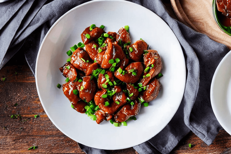 Toss and marinate. Place the prepared ingredient in a mixing bowl. Pour the dressing over the top. A