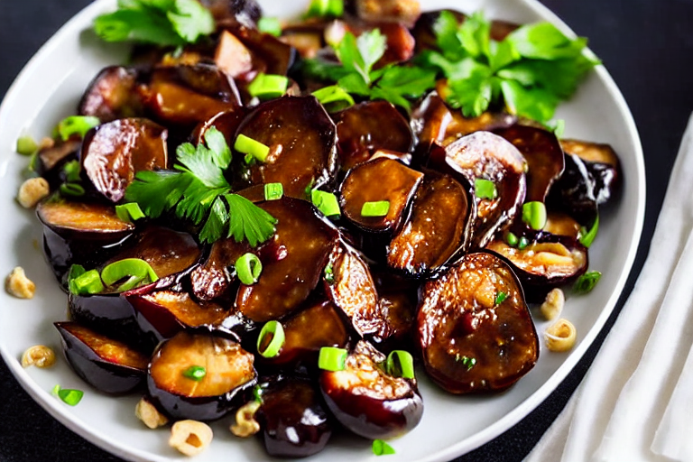 Toss and marinate. Place the prepared ingredient in a mixing bowl. Pour the dressing over the top. A
