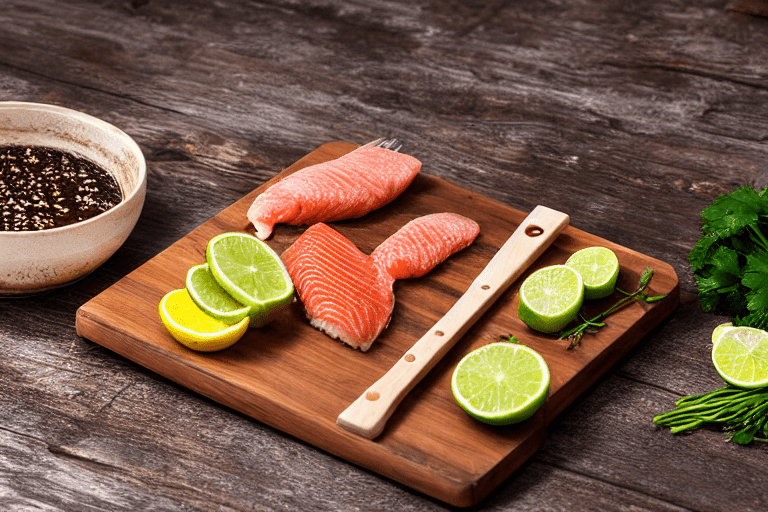 Prepare the main ingredient. Cook or blanch the main ingredient as needed. For hunan cold fish slice