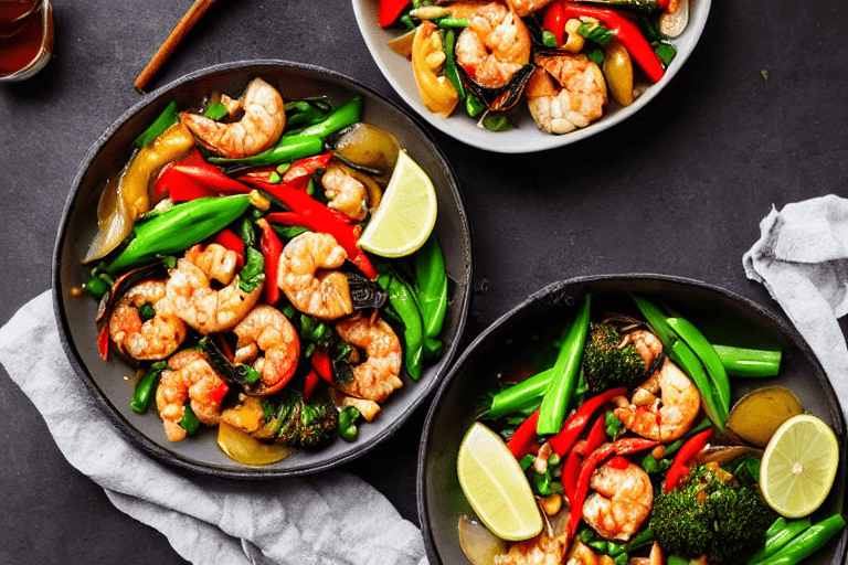 Cook the seafood. Turn heat to high. Add the prepared seafood to the wok. Stir-fry or braise accordi