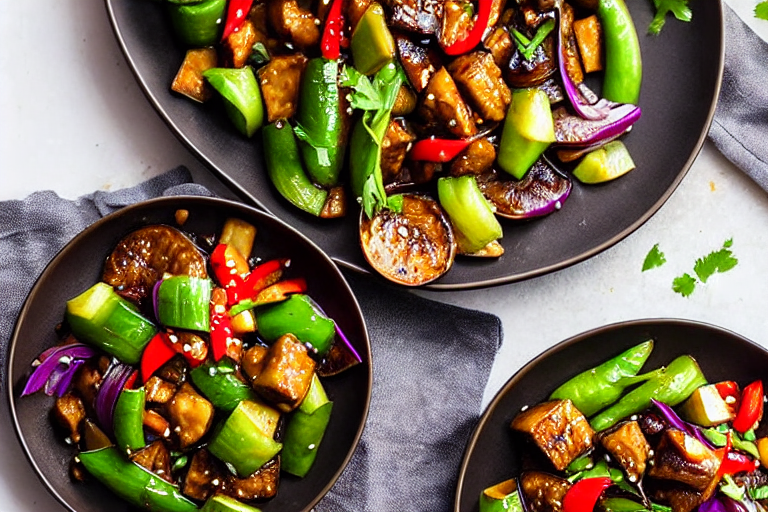 Stir-fry the vegetables. Add the main vegetables to the wok. Stir-fry over high heat for 2-3 minutes