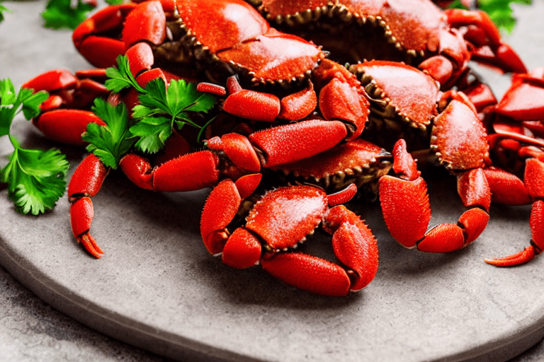 121 Clean and split the crabs. Stun the live crabs in the freezer for 20 minutes so they are docile.