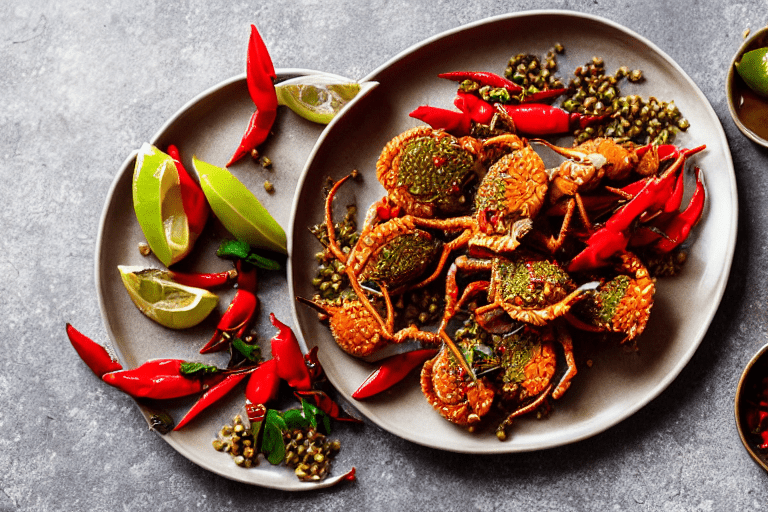 127 Build the mala base. Lower the heat to medium. Add the dried chilies and Sichuan peppercorns to