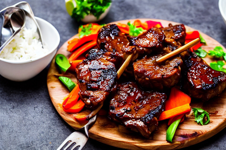 Stir-fry the meat. Heat a wok until smoking hot. Add oil, swirl to coat, then add the marinated meat