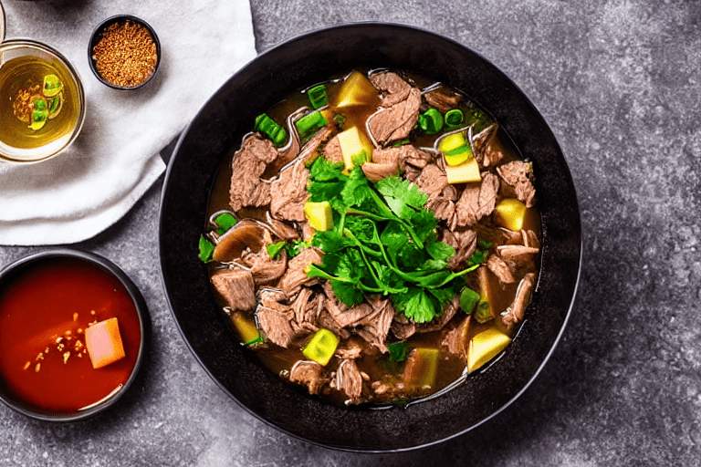 Prepare the ingredients. Clean and cut all ingredients. For hunan lamb soup, cut the main ingredient