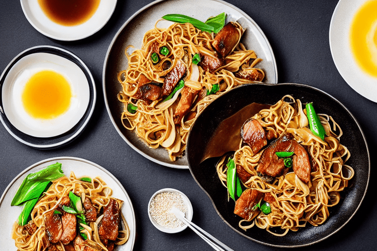 Stir-fry the meat. Heat a wok until smoking hot. Add oil, swirl to coat, then add the marinated meat