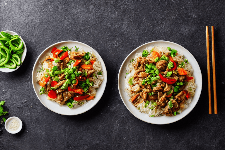 Stir-fry the meat. Heat a wok until smoking hot. Add oil, swirl to coat, then add the marinated meat