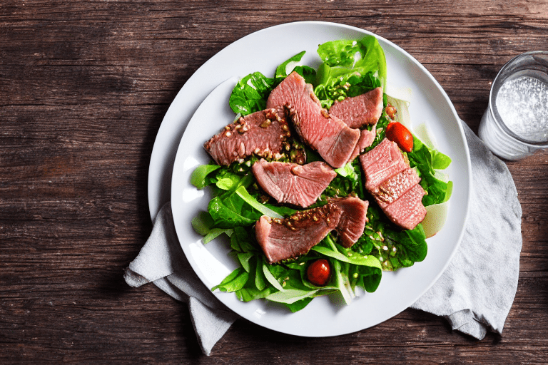 Slice and marinate. Cut the meat against the grain into thin, uniform slices about 3mm thick. This e