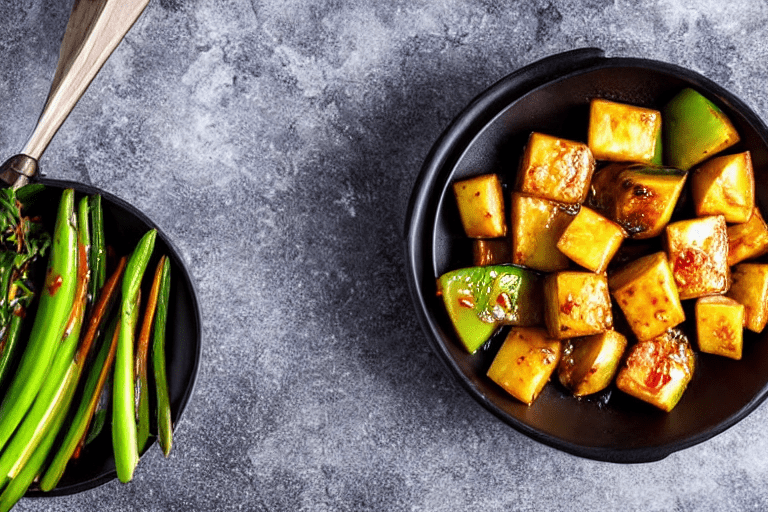 Heat the wok. Heat a wok until very hot. Add vegetable oil and swirl to coat the sides. Add dried ch