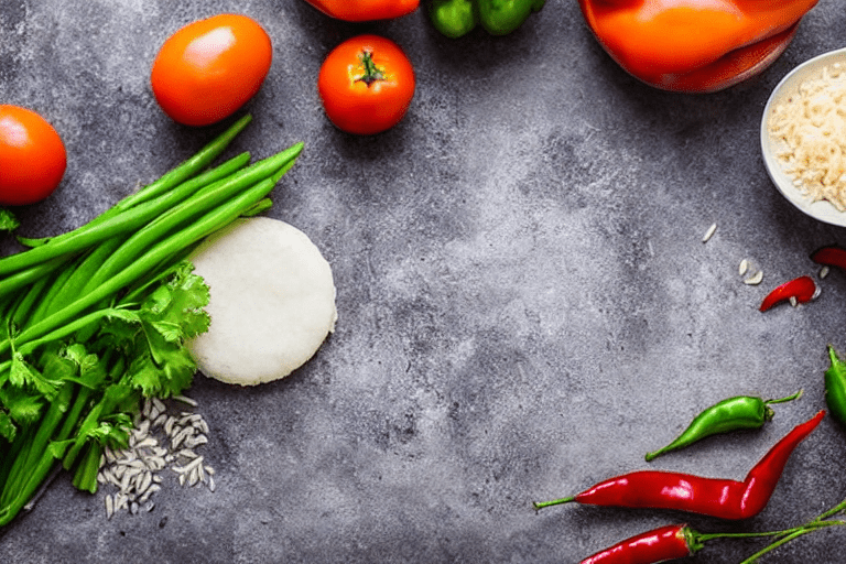 Prepare the dough or base. Prepare the base ingredient according to the recipe. For hunan spicy rice