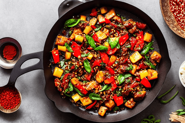125 125 Preheat the wok. Heat your wok over high heat until it starts to smoke slightly. This is the