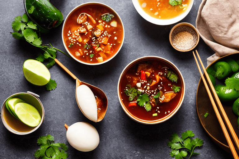 124 Prepare the ingredients. Clean and cut all ingredients. For hunan hot and sour soup, cut the mai