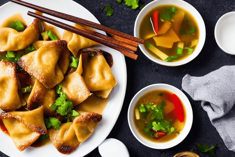Cook the snack. Heat oil in a pan or wok. For pan-fried items, cook over medium heat until golden on