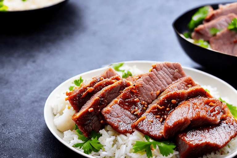 144 Slice and marinate the pork. Cut the pork belly into slices about 5 mm thick not too thin, or th