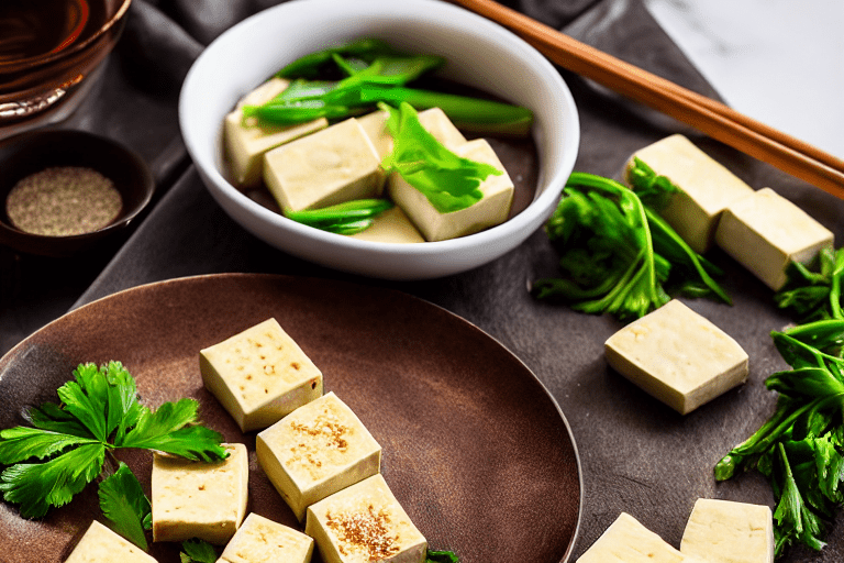 Prepare the tofu. Remove the soft tofu from its packaging and drain any liquid. Rinse gently under c