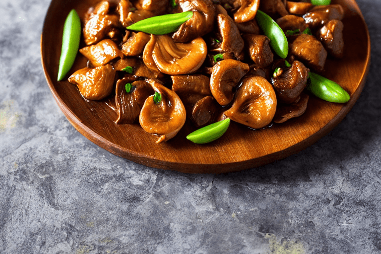 121 Soak and prep the wood ear. Soak the dried wood ear mushrooms in warm water for 20 to 30 minutes