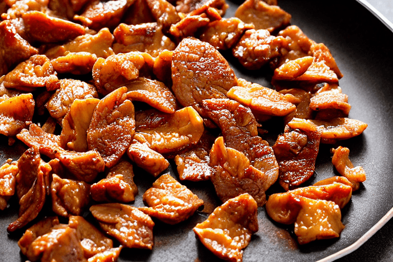 124 Marinate the pork. Slice the pork thinly across the grain slightly frozen pork is much easier to
