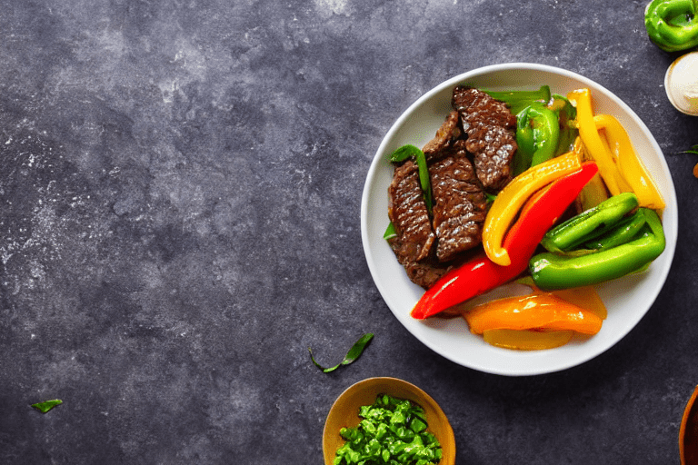 Prepare the vegetables and aromatics. While the beef is marinating, prepare all the vegetables and a