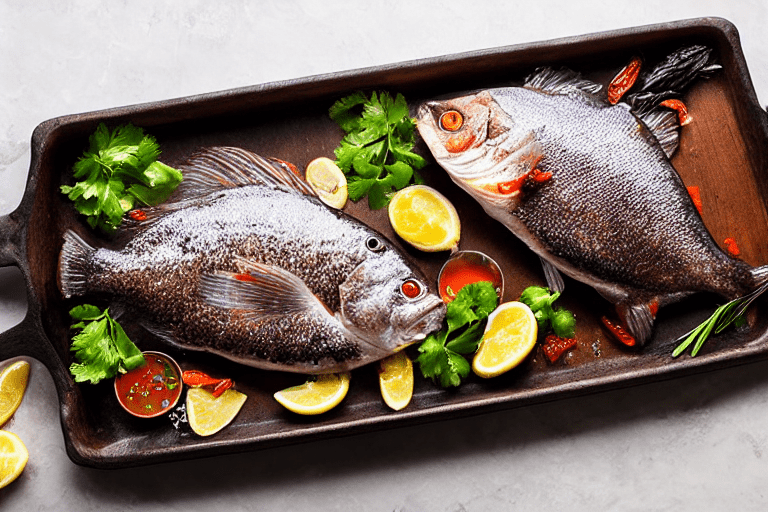 132 Prepare the fish. Have the fish scaled, gutted, and cleaned by your fishmonger. Remove the gills