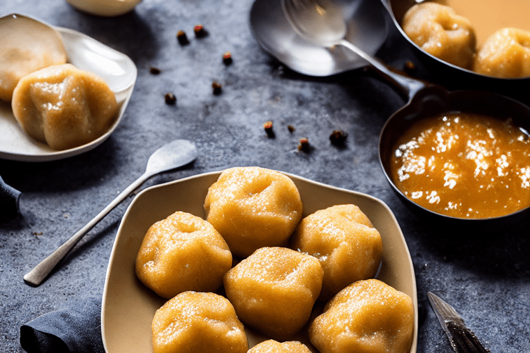 127 Prepare the sugar syrup. In a wide, heavy-bottomed pan or wok, combine 80 grams of brown sugar c