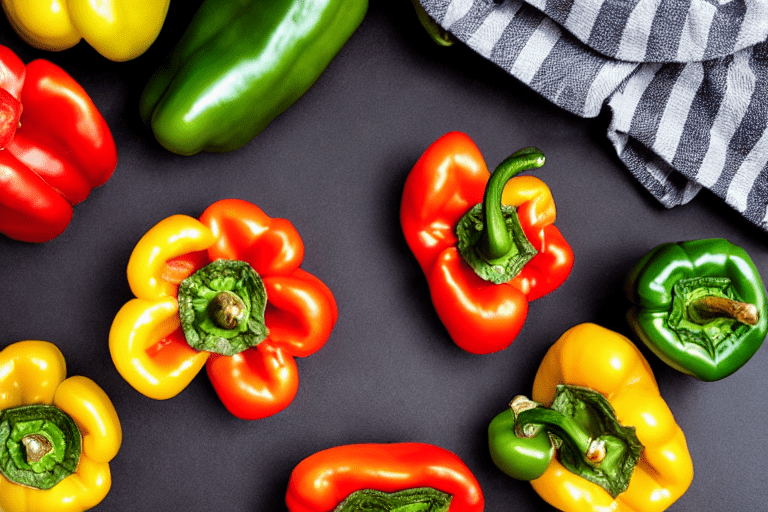 148 Prepare the peppers. Wash the peppers and pat them completely dry wet peppers will splatter and