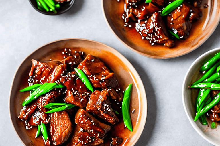 Stir-fry the meat. Heat a wok until smoking hot. Add oil, swirl to coat, then add the marinated meat