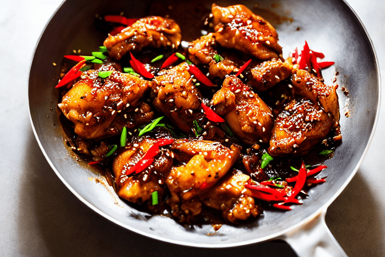 Fry the aromatics. Heat oil in a wok over medium heat. Add dried chilies and Sichuan peppercorns. St