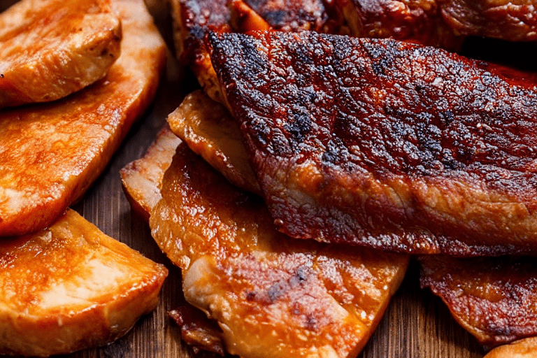 Slice and marinate. Cut the meat against the grain into thin, uniform slices about 3mm thick. This e