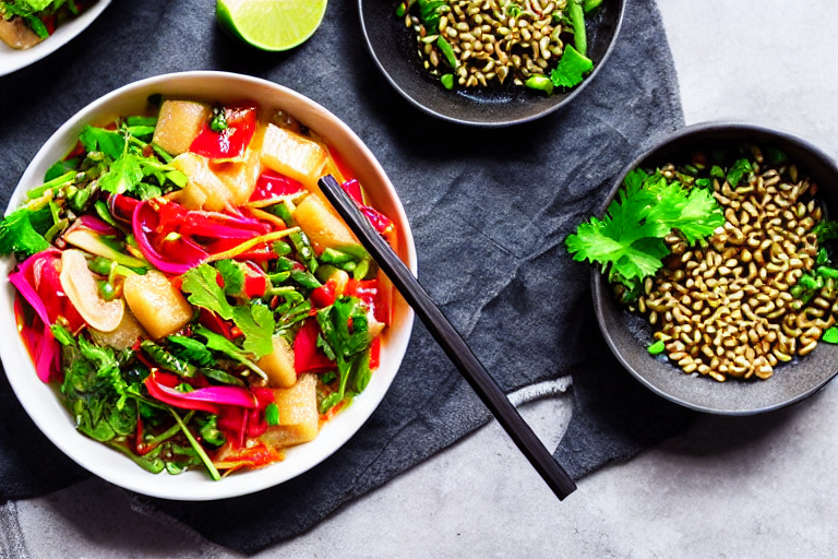 Make the dressing. In a small bowl, combine light soy sauce, rice vinegar, chili oil, sesame oil, Si