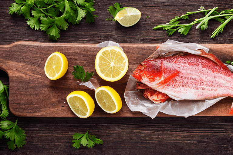 131 Prepare and marinate the fish. Have the fish filleted by your fishmonger, keeping the bones and