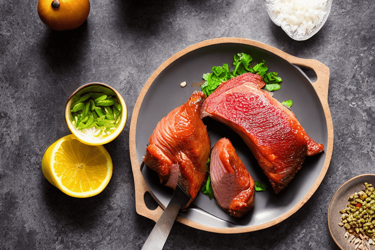 132 Prepare the duck. Have the duck chopped into bite-size pieces by your butcher, or do it yourself