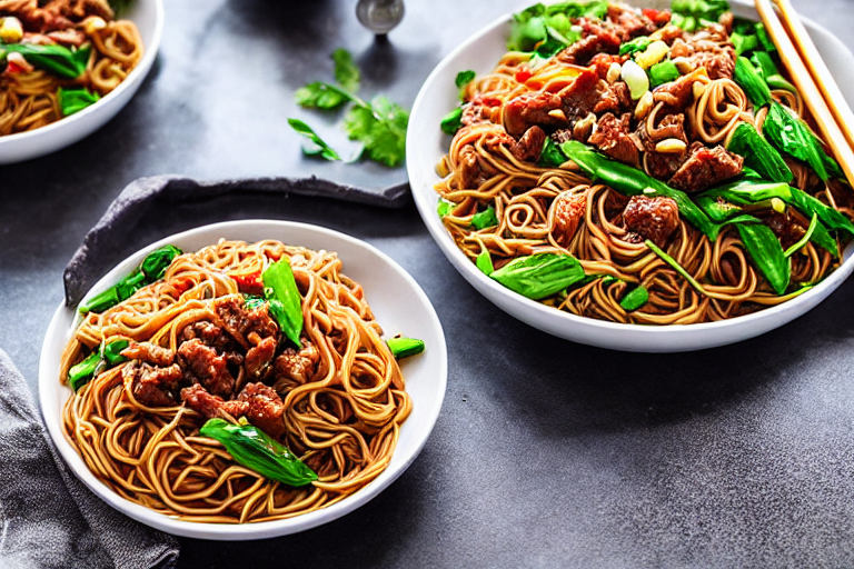 Make the filling or topping. Prepare the filling or topping. Cook any meat fillings with soy sauce,