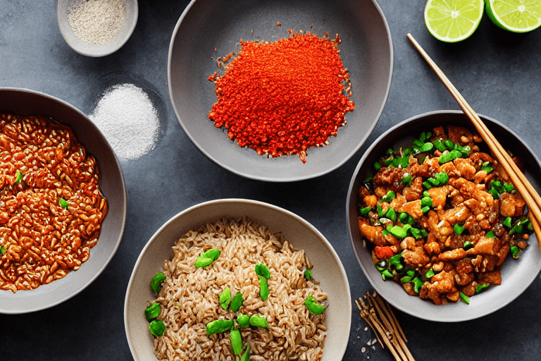 Season and marinate. If the recipe calls for marinating, mix your protein or vegetables with the spe