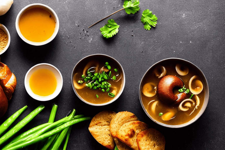 Prepare the ingredients. Clean and cut all ingredients. For xiangxi snail soup, cut the main ingredi