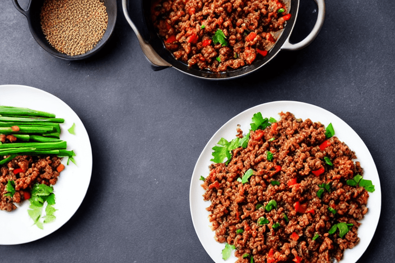 130 Mince the pork and aromatics. Finely mince the pork by hand or pulse in a food processor until i