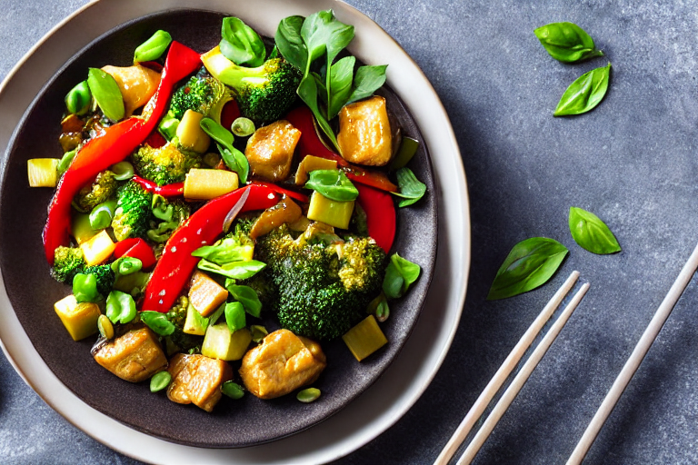 Stir-fry the vegetables. Add the main vegetables to the wok. Stir-fry over high heat for 2-3 minutes