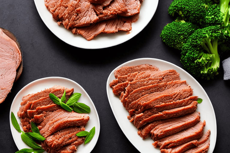 Prepare the pork. Cut the pork tenderloin against the grain into thin slices, then cut the slices in