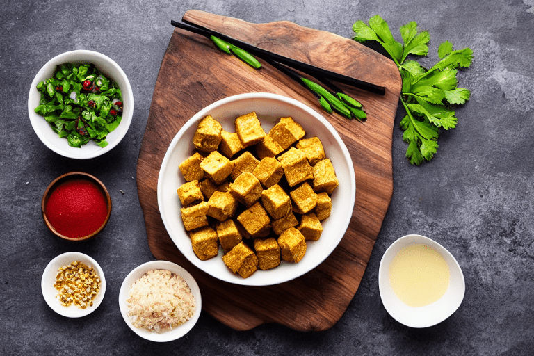 Cut and organize everything. With all the ingredients sliced, organize them into small bowls or plat